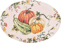 Bico Pumpkin Feast Ceramic 16 inch Oval Platter, Microwave & Dishwasher Safe-Ruum Studio Home