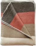 LATITUDE ZERO, Alpaca Wool Throw Blanket | Warm, Ultra-Soft, Breathable, Non-Itchy Blanket-Throw | Hypoallergenic and Beautiful Fabric (Brick Red)-Ruum Studio Home