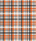 Fall Placemats Set of 6 Fall Orange Black Buffalo Plaid Plastic Table Mats Autumn Thanksgiving Place Mats Halloween Seasonal Table Decoration for Indoor Outdoor Party Kitchen Dining-Ruum Studio Home