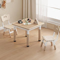 Kids Table and Chairs, Height Adjustable Childrens Table and Chair Set, Kids Tables for Age 2-8, Graffiti Desktop, Table for Kids with 2 Seats, Small Kids Table, Max 300lbs-Ruum Studio Home
