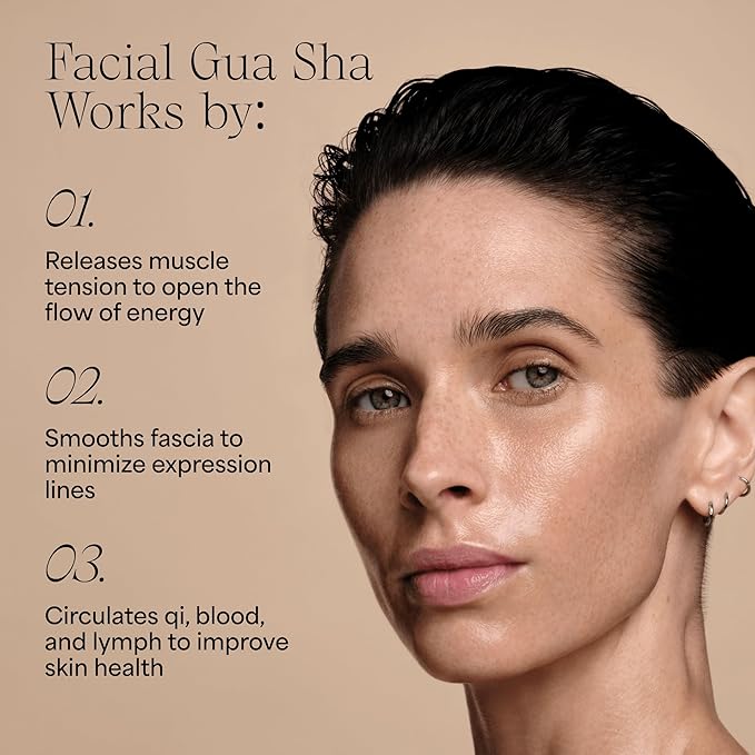 WILDLING Empress Stone Gua Sha Facial Stone I Facial Massage Stone to Lift, Plump, Tone + Sculpt I Patented Design Crafted with 100% Authentic Bian Stone-Ruum Studio Home