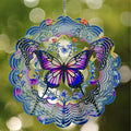 Wind Spinners Outdoor Butterfly Decorations - Birthday Gifts for Women Mom Grandma, Butterflies Hanging Wind Spinner 12 inch 3D Wind Sculptures for Garden Decor for Outside, Patio, Yard, Outdoor-Ruum Studio Home