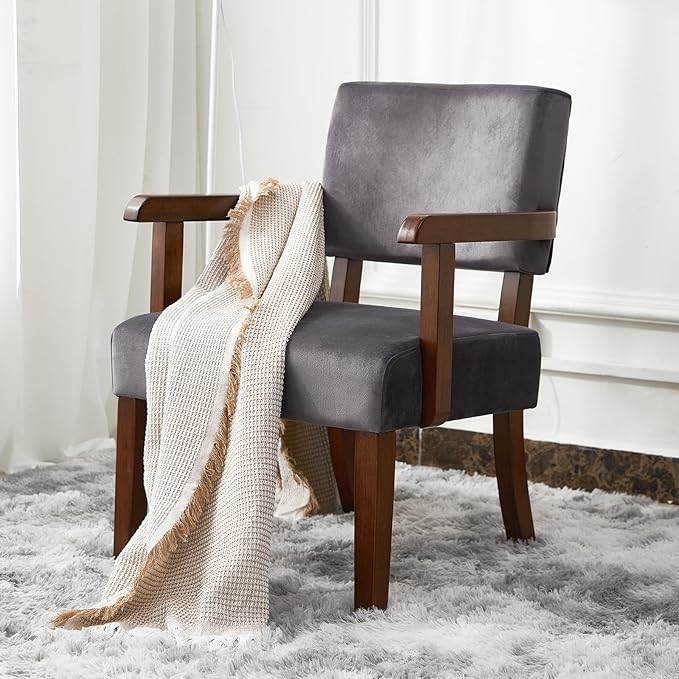 Accent Chair, Living Room Chairs Oversize with Soft Seat and Armrests for Living Room Dinning Room Bedroom Reading Room Waiting Room, AC01-Ruum Studio Home