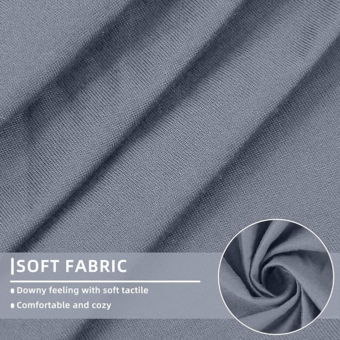 hyha Waterproof Couch Cushion Covers, Sectional Sofa Slipcovers Washable, L Shape Chaise Dog Couch Covers for Sectional Sofa, Universal Furniture Protector (1 Piece for Chaise, Grey)-Ruum Studio Home