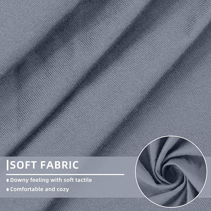 hyha Waterproof Couch Cushion Covers, Stretch Sofa Couch Seat Slipcover for Dog Washable, Non-Slip Waterproof Outdoor Cushion Covers for Patio Furniture Replacement (1 Piece for Large, Grey)-Ruum Studio Home