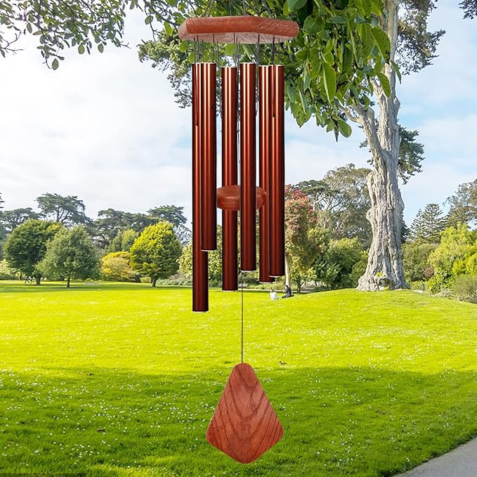 Wind Chimes for Outside, Wind Chimes Outdoor, Windchimes with 6 Tubes for Wedding,Mother's Day and Other Holidy Gifts-Ruum Studio Home