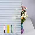 Window Privacy Film with Installation Tools, Blinds Pattern, Static Cling, Anti UV, Heat Control, Ideal for Home Shower Office Glass Door (Blinds Pattern, 35.4X157.4Inch)-Ruum Studio Home