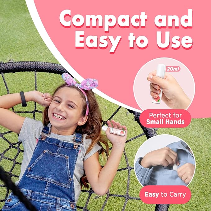 Mouth Spray for Kids, Toddler Toothpaste Helper, Fluoride Free Baby Toothpaste Cavity Protection, Oral Care with Natural P113+ Antibacterial Peptide - for Newborns to Age 6, Grape-Ruum Studio Home