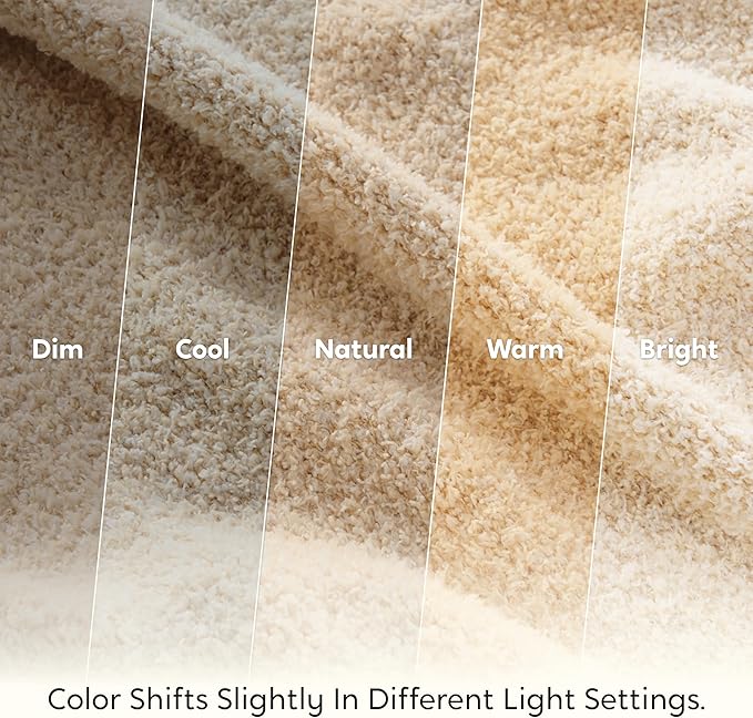 Joiedomi Throw Blanket for Couch Bed, Light Camel Knitted Blankets Gifts for Women Mom Girls, Cozy Cute Soft Throw Home Room Decor Aesthetic for Women Mothers Birthday Gifts 50x70 Inches-Ruum Studio Home