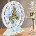 The Gears Clock Wall Clock Italy Collection with Moving Gears (Ravello, 10 inch Round)-Ruum Studio Home
