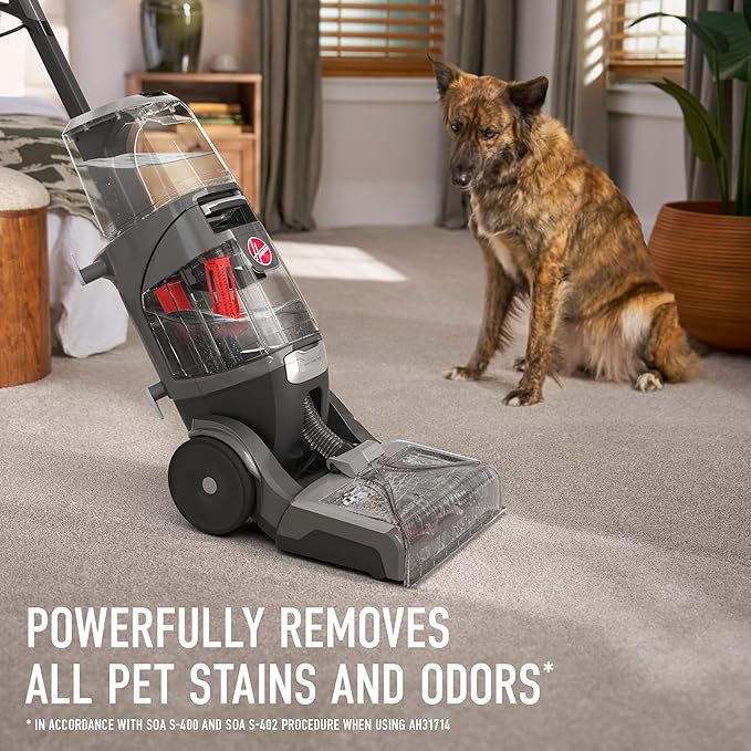 Hoover SmartWash Pet XL Upright Carpet Cleaner Machine for Carpet and Upholstery, Automatic Deep Cleaning Carpet Shampooer, Converts to Spot Cleaner, Pair with Hoover Carpet Cleaner Solution-Ruum Studio Home