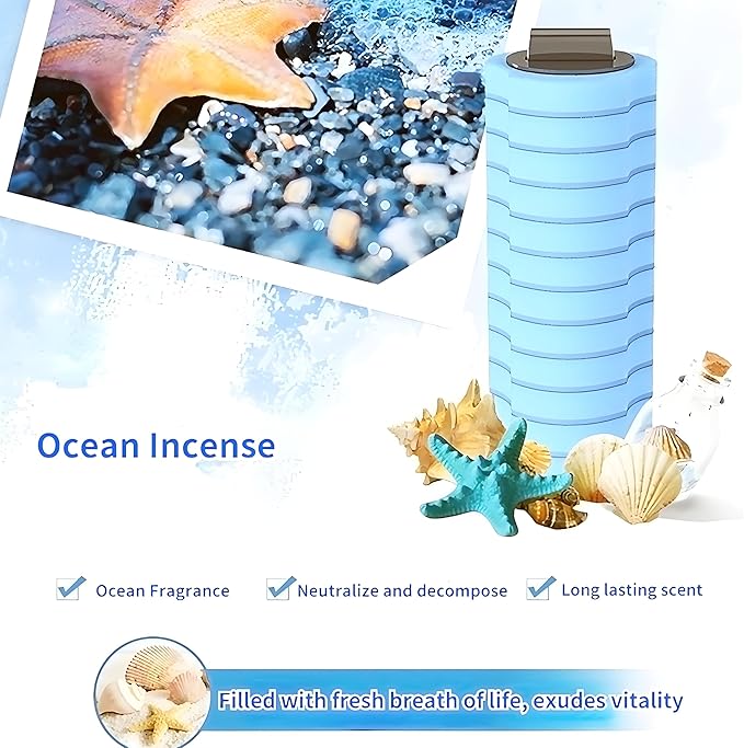 56 Count Toilet Bowl Wand Refills, KIRIKIT Wall-Mounted Disposable Toilet Cleaner Brush Heads for Bathroom Toilet Scrubber Cleaning Accessories, Lavender, Lemon, Ocean-Ruum Studio Home