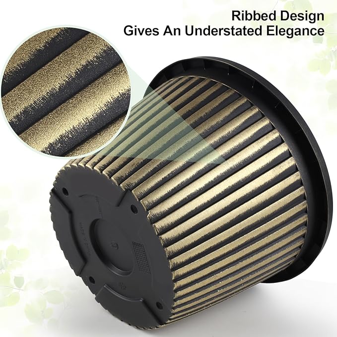 16 inch Large Planter Indoor Outdoor Plant Pots, 4 Pack Plastic Flower Pots with Saucer And Drainage Holes, Modern Garden Planters For Planting Medium Large Plants, Decorative Resin Garden Pots-Ruum Studio Home