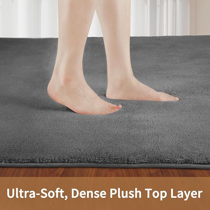 Sour Lemon 6x9 Area Rugs for Living Room, Soft Large Area Rug Fluffy Rugs for Bedroom，Machine Washable Area Rug Non Slip Carpet Rug for Living Room Playroom Kids Room Home Decor-Ruum Studio Home