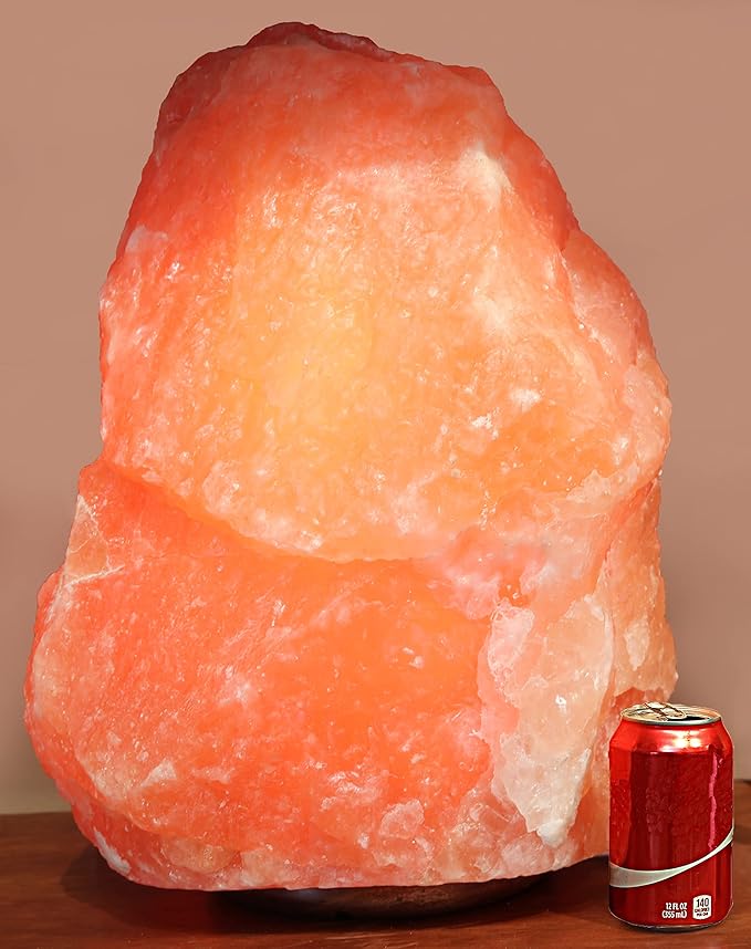 Giant Natural Himalayan Crystal Rock Salt Lamp 145~160 lbs-Ruum Studio Home