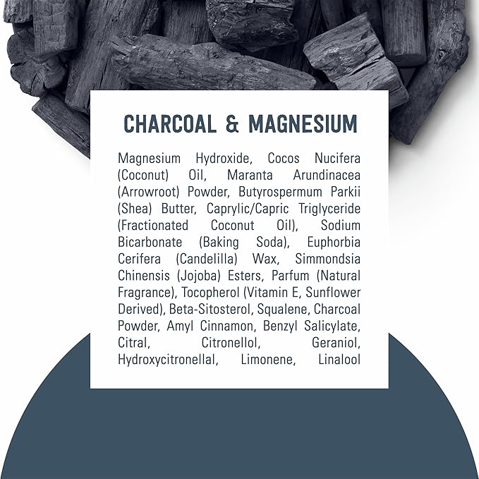 Schmidt's Aluminum-Free Vegan Deodorant Charcoal & Magnesium with 48 Hour Odor Protection, 2 Count for Women and Men, Natural Ingredients, Cruelty-Free, 2.65 oz, Pack of 2-Ruum Studio Home