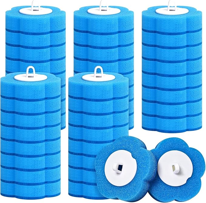 42 PCS Disposable Toilet Bowl Brush Refills, Disposable Toilet Brush Heads, Toilet Wand Disposable Refill Heads, Disposable Replacement Head (42Pcs Replacement Heads)-Ruum Studio Home