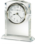 Howard Miller Flaire Tabletop Clock II, Battery Operated Antique Analog Display Desk Clock, Glass Crystal Shelf Clock for Office Decor Home Decor Living Room Decor, House Warming Gifts-Ruum Studio Home