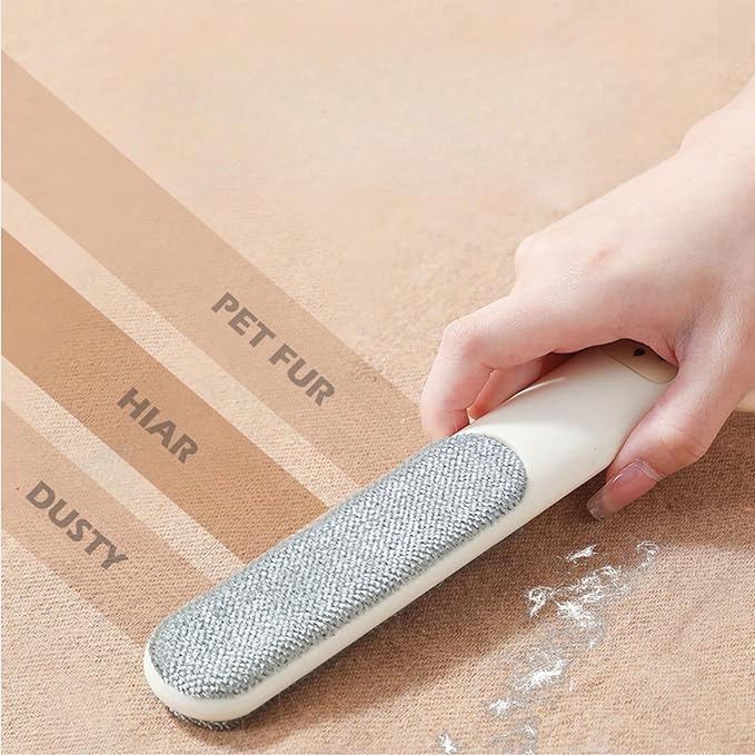 Lint Remover for Travelling, Mini Hair Remover for Clothes, Dog Cats Hair Remover, Mini Lint Brush, Better Than Lint Roller, Fur Cleaning Brush C (Yellow)-Ruum Studio Home