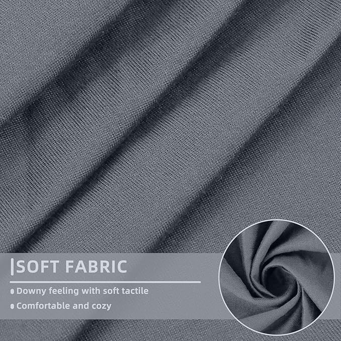 hyha Waterproof Couch Cushion Covers, Stretch Sofa Couch Seat Slipcover for Dog Washable, Non-Slip Waterproof Outdoor Cushion Covers for Patio Furniture Replacement (1 Piece for Small, Dark Grey)-Ruum Studio Home