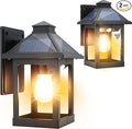 2 Pack Solar Wall Lanterns Outdoor with 3 Modes, Dusk to Dawn Motion Sensor LED Sconce Lights IP65 Waterproof, Exterior Front Porch Security Lamps Wall Mount Patio Fence Garage Decorative-Ruum Studio Home