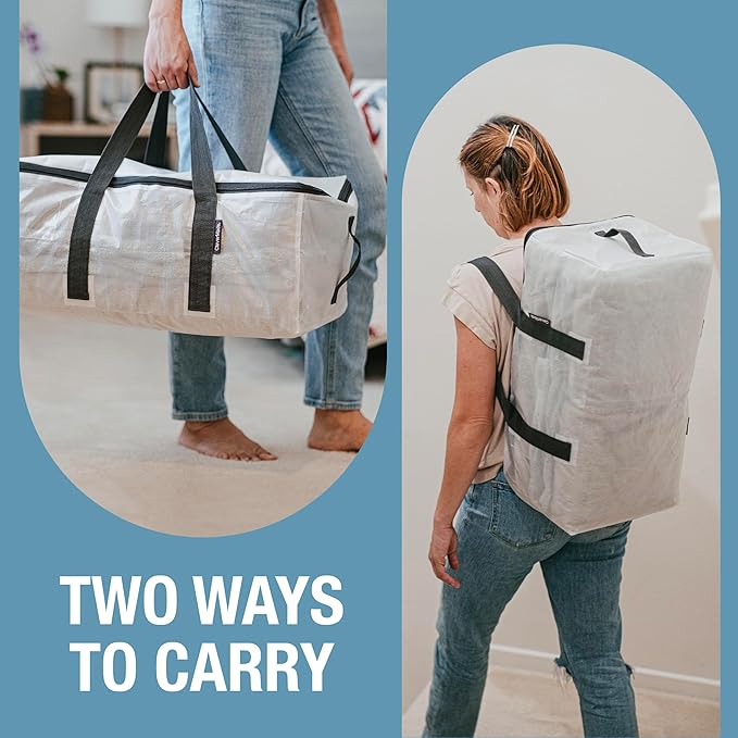 CleverMade Under Bed Storage Bag - Collapsible Storage for Shoes and Clothes Easy Use - Heavy Duty Utility Bag Home-Ruum Studio Home