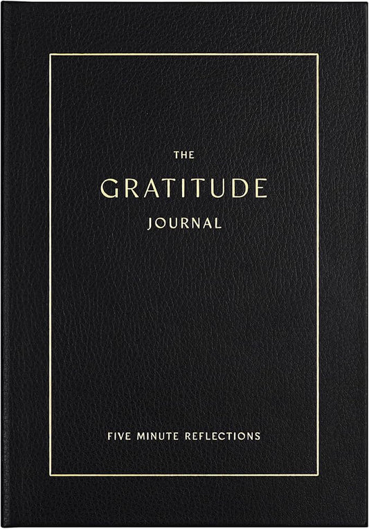 &And Per Se Gratitude Journal – Five Minutes a Day to Cultivate Mindfulness, Happiness, Positive Vibes, Affirmations & Self-Reflection – Undated Daily Gratitude Journal for Women & Men (Black)-Ruum Studio Home