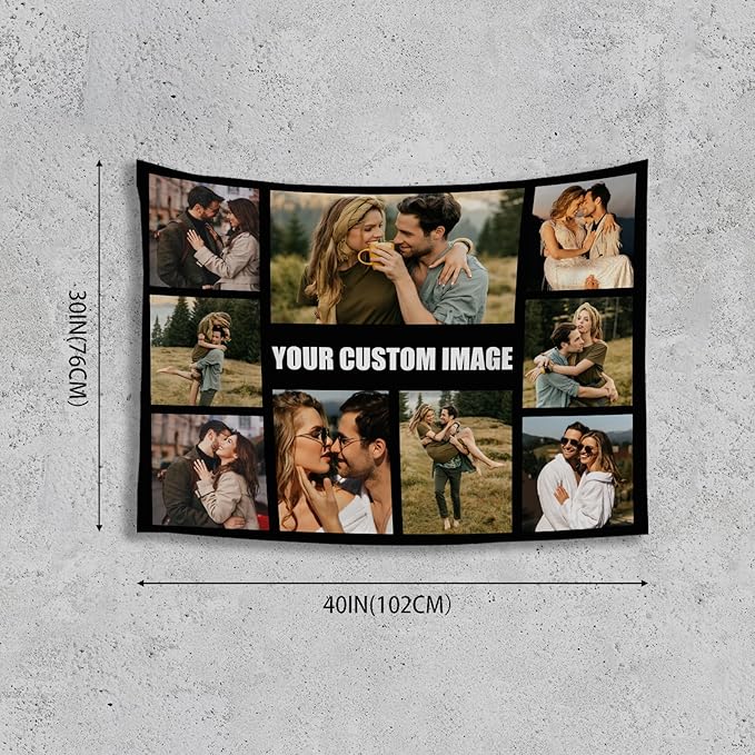 Custom Tapestry For Wall Bedroom Custom Backdrop Personalized Image Text Photo Customized Funny Tapestry Banners And Signs Multiple Pictures Horizontal Tapestrys-Ruum Studio Home