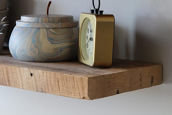 Urban Legacy Deep Floating Shelves | Reclaimed Barn Plank Deep Floating Shelves with Low Profile Brackets | High Weight Capacity (48" x 11" x 2")-Ruum Studio Home