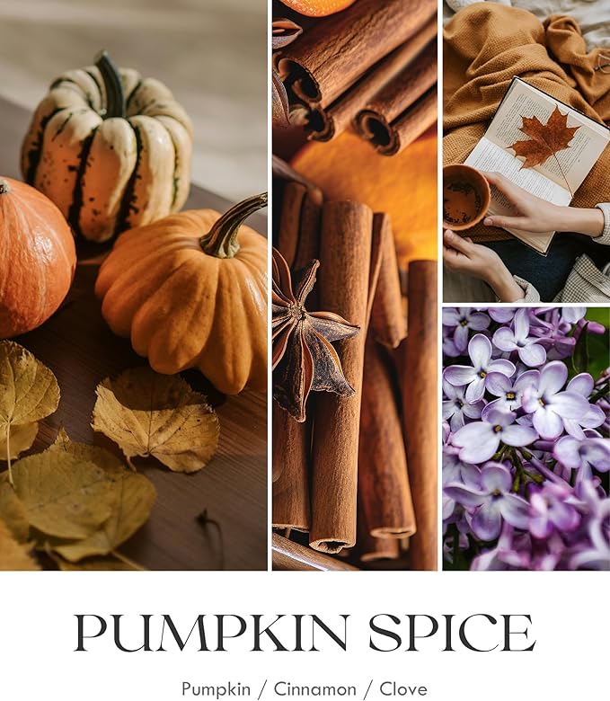 AOOVOO Pumpkin Spice Candles - 22 oz Scented Candles, Aromatherapy Candle, Soy Candle for Home Scented-Ruum Studio Home