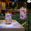 2Pack Solar Outdoor Lanterns Waterproof Multicolor Dragonfly Garden Gifts for Mom Women Backyard Lights Lanterns for Indoor,Outdoor, Porch, Outside,Mothers Day Gifts for Grandma Wife-Ruum Studio Home