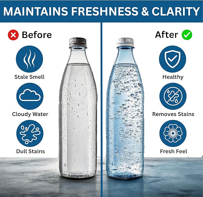 120-pcs Water Bottle Cleaner Tablets, Chlorine-free, Water Bottle cleaner, Tumbler washer and Glass bottle cleaner Removes stubborn stains and Freshens glass bottles and utensils-Ruum Studio Home