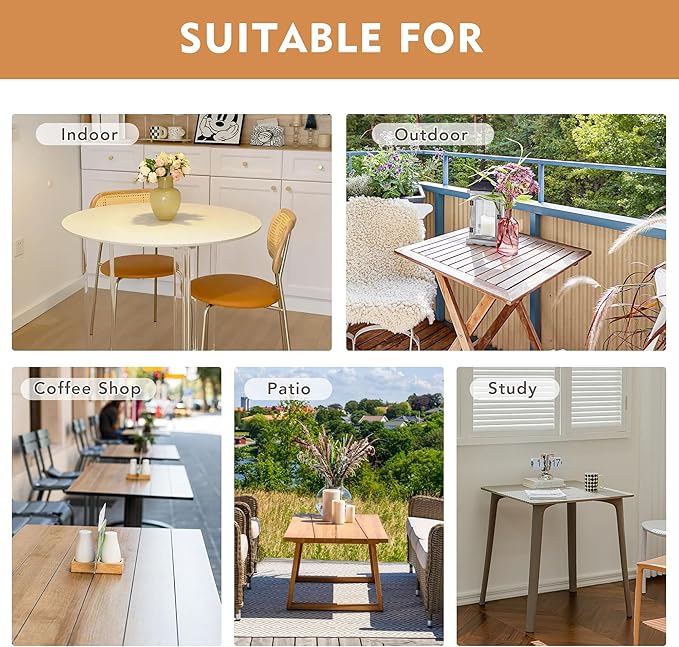 sancua Small Square Tablecloth 36 x 36 Inch White (Fits 20-30 Inch Tables), Stain and Wrinkle Resistant Washable Fabric Table Cloth for Dining Party Table Cover for Nightstand End Bedside Tables-Ruum Studio Home