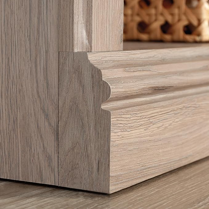 Sauder 3 Tier Book Shelf Wooden Bookcase Multipurpose Bookshelf for Home Office, Living Room, in Laurel Oak-Ruum Studio Home