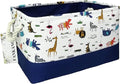 FANKANG Rectangular Laundry Basket Nursery Storage Fabric Storage Bin Storage Hamper,Gift Baskets (Animals)-Ruum Studio Home