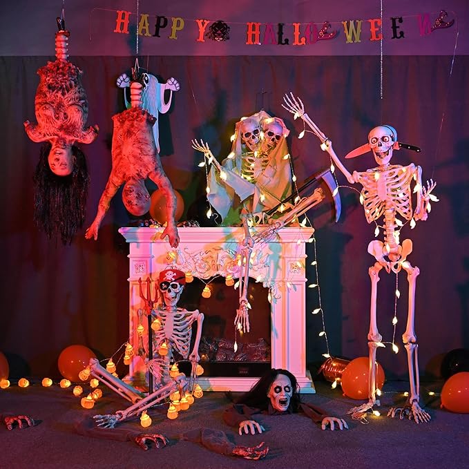 AW 32" Halloween Prop Limbless Woman Corpse Hanging Half Body Haunted House Party Yard Outdoor Decoration 2025-Ruum Studio Home