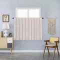 Sutuo Home Boho Sheer Curtain Valance Tier Crochet Lace with Bohemian Hollow Knitted Handmade Tassels, Short Farmhouse Window Treatment for Kitchen Cafe, Rod Pocket, 1 Panel 59" W x 36" L, Beige-Ruum Studio Home
