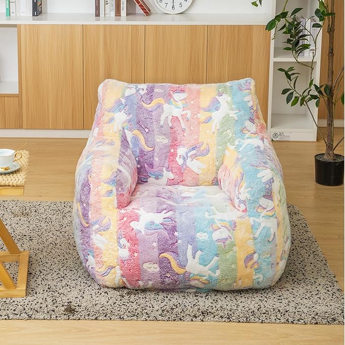 Recaceik Bean Bag Chair, Bean Bag Sofa Chair with Armrests Stuffed High-Density Foam, Lazy Sofa Comfy Chairs BeanBag Chair for Adults in Living Room,Bedroom Reading-Ruum Studio Home