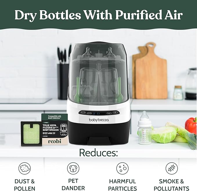 Roobi Hepa Filters Compatible with Baby Brezza. Specially Formulated for Washer Pro. 4 Carbon Neutral Replacement Pack.-Ruum Studio Home
