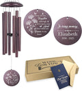 ASTARIN Engraving Wind Chimes for Loss of Loved One, Personalized Wind Chimes Memorial, Bereavement Gifts for Loss of Mother, Windchimes in Memory of a Loved One, Outside Windchime(Produced in USA)-Ruum Studio Home