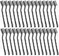 Jeffbaubl 30 Pieces Mini Wire Brush,6.7 Inch Stainless Steel Scratch Brushes,Wire Bristles Brush,Curved Handle Masonry Brushes Wire Bristle for Cleaning Welding Slag and Rust-Ruum Studio Home