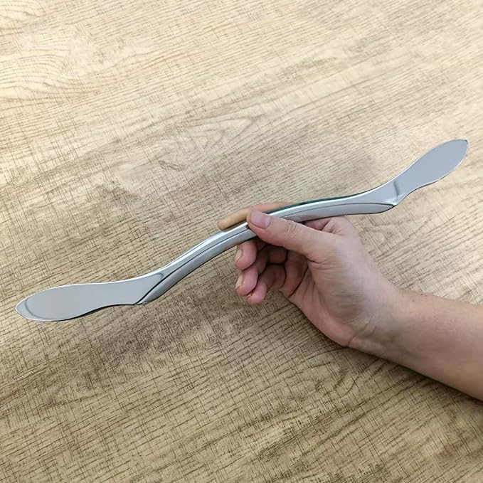 BYYDDIY Stainless Steel Gua Sha Muscle Scraper Scraping Massage Tool,IASTM Tools, Great Soft Tissue Physical Therapy Used for Back, Legs, Arms,Neck (L-bar)-Ruum Studio Home