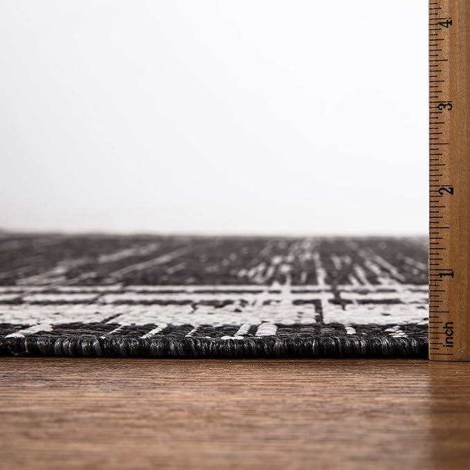 Keen Home Design Outdoor Runner Rug - 2x8 Washable Indoor/Outdoor Rug for Patio, Balcony, Kitchen, Garden, Beach, Deck and Porch. Size: 2'2" x 7'7"-Ruum Studio Home