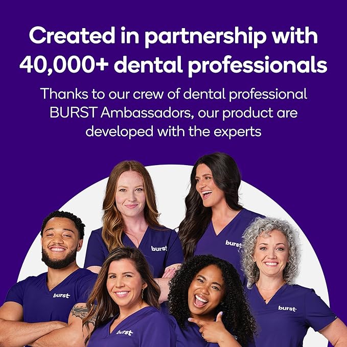 Burst Original Sonic Electric Toothbrush for Adults (Rose Gold) | Soft Bristle Clean Deep, Stain & Plaque Removal | 3 Modes: Teeth Whitening, Sensitive & Massage-Ruum Studio Home