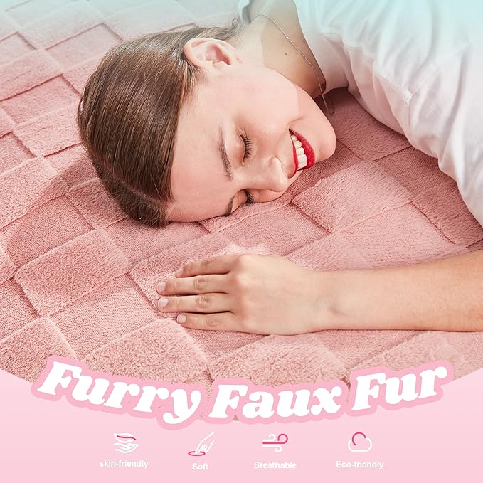 Hobestluk 3 in 1 Bean Bag Chair Giant Bean Bag Chairs for Adults with Plaid Cover Convertible Bean Bag Floor Cushion with Machine Washable Cover for Living Room (Plaid Pink)-Ruum Studio Home