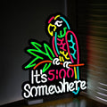 Ultrathin Its 5 00 O'clock Some Where Neon Sign Art Wall Lights for Bedroom Windows Glass Hotel Pub Cafe Wedding Birthday Party Gifts-Ruum Studio Home