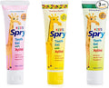 Spry Natural Xylitol Toothpaste for Baby, Toddler, Kids Age 3 Months Up - Fluoride Free Tooth Gel, Support Development of Emerging Teeth, Strawberry Banana, Bubblegum, Original, 2 Fl Oz (Pack of 3)-Ruum Studio Home