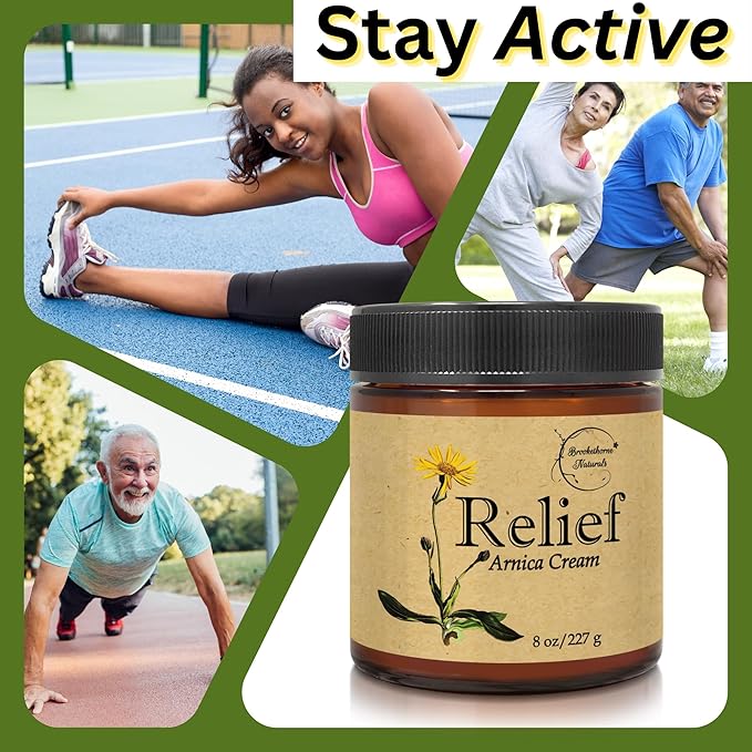 Relief Arnica Cream Natural Lotion for Effective Sore Muscle Relief | Arnica Bruise Cream with Lemongrass & Eucalyptus Essential Oils | Best Massage Lotion for Massage Therapy – 2 Pack-Ruum Studio Home