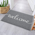 Durable Low Profile Floor Mat, Indoor and Outdoor, Non Slip Rug, Easy to Clean Welcome Mat, for High Traffic Areas, Entryway, Patio (36x24", Grey)-Ruum Studio Home