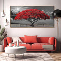 Large Framed Wall Art for Living Room Large Mangrove Landscape Modern Art for Wall Decor Living Room, Bedroom, Office, Home Wall Decor 24x48 inches(With Soild Wood Dark Framed)-Ruum Studio Home